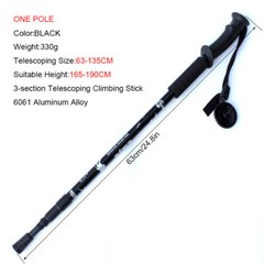 2X Trekking Poles Nordic Walking Hiking Sticks Adjustable Anti-shock Alpenstock
