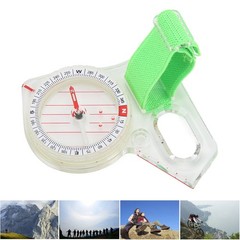 Orienteering Compass Clear Multifunction Thumb Compass For Camping