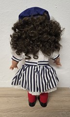 Doll Vinyl Doll Simba 46cm Sleep Eyes Maritime Vintage Excellent Condition