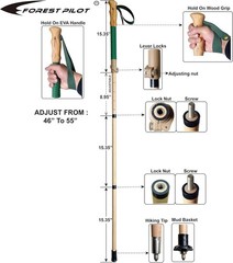 Trekking Pole with Robust Construction and Enhanced Side Impact Resistance