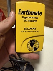 DELORME EARTHMATE HYPERFORMANCE GPS RECEIVER With Manual