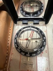 Vintage Suunto MC-1 – Ranger Compass Mirror Precision Navigation Finland W/ Case