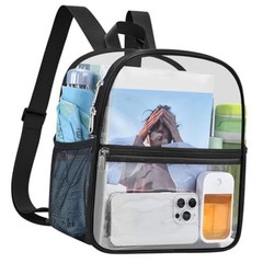 Clear Backpack Stadium Approved 12X11x6, Waterproof Clear Bag Stadium