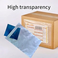 200PCS 6.7″ x 10″ Clear Packing List Envelopes, Self 6.7x 10inch-200pcs
