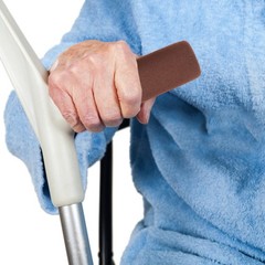 2Pcs Brown Sponge Crutch Handle Wraps Reusable Nonslip Walking Cane Grips