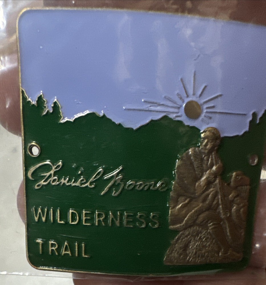 Daniel Boone Wilderness Trail Hiking Staff Stick Medallion NEW
