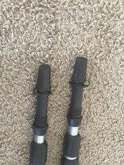 SwissGear Carbon Fiber Adjustable Trekking Poles 2-Pack Black/Silver