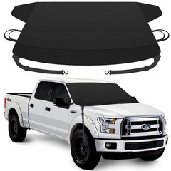 Extra Large Windshield Cover for Ice and Snow, Upgraded Thicken 71″*47″（Large)