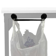 AUXPhome Under the Table Plastic Trash Bag Holder for Desk, Magnetic Grocery