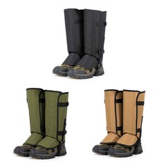 Leg Protection Gaiters for Outdoor Activities with PU Coated Nylon Material