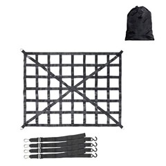 Strong Cargo Net with 1 5 Inch Straps for Enhanced Security and Stability
