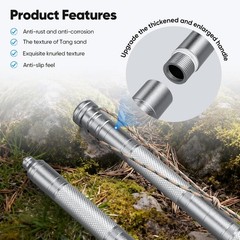 Trekking Pole Multitool 15 in 1 Survival Spear Knife