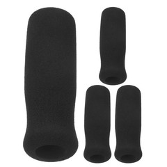 4Pcs Ergonomic Crutch Handle Covers Padded Grip Cushions Black Durable
