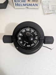 Ritchie Hb-845 Helmsman Steel Boat Compass Bracket Mount Black.