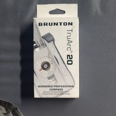 Brunton TruArc 20 Mirrored Compass Global Needle Dual Inclinometer Hiking