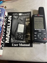 Magellan GPS Blazer 12 Satellite Navigator Pocket Size GPS Hiking Hunting Tested