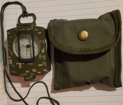 Aluminum Military Prismatic Sighting Compass