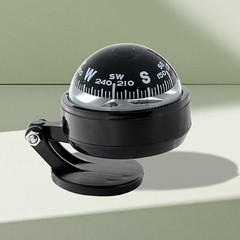 Adjustable Compass For Car Dashboard Self Adhesive Auto Dashboard Compass Ball