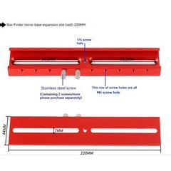 Essential Tool for Astronomical Telescopes Dovetail Plate Finderscope Base