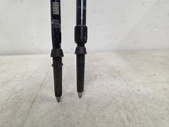 2 Alpine Design Trekking Walking Hiking Poles Black Backpacking Adjustable