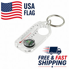 Pocket Survival Compass Mini Keychain Camping Compass Free Shipping.