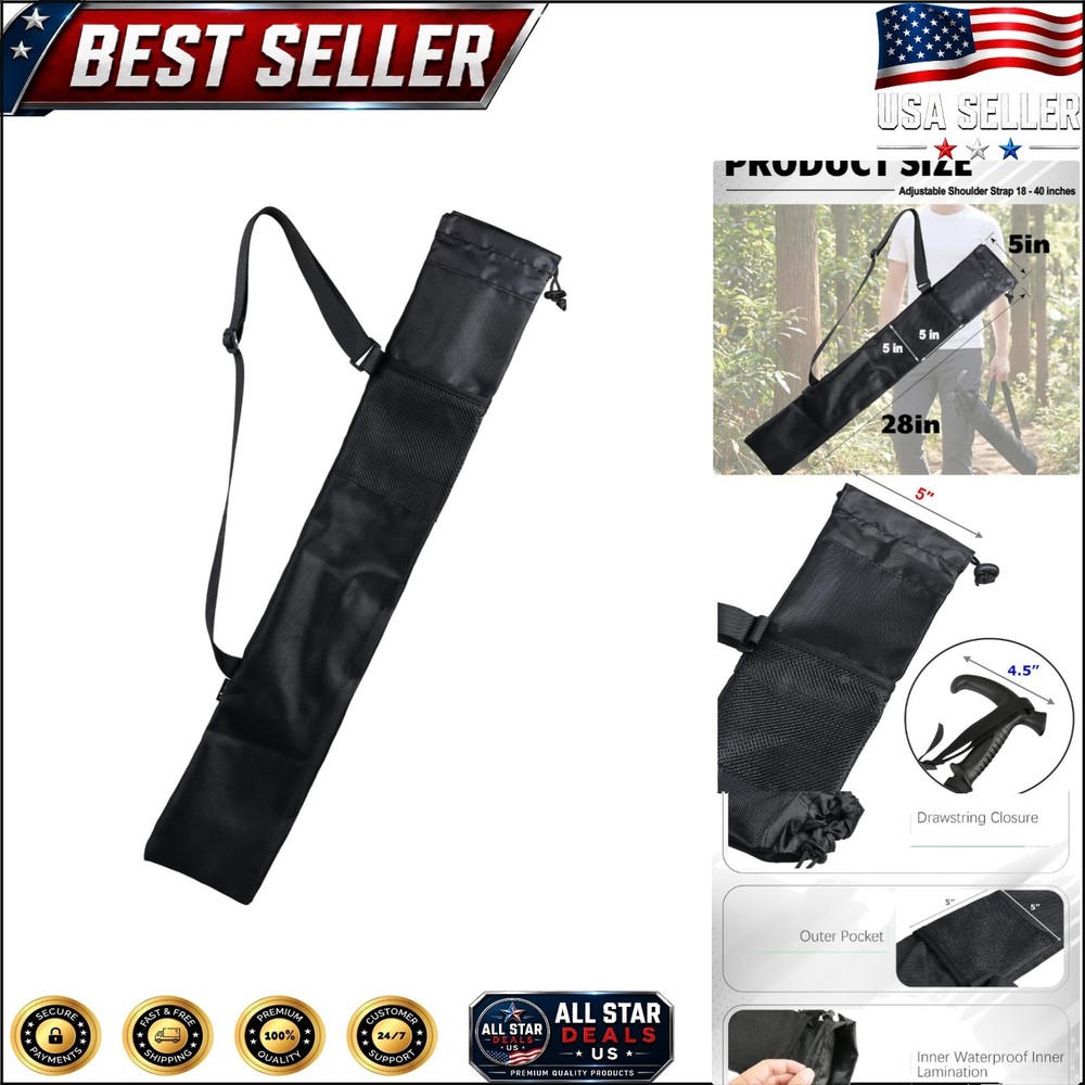 Water-Resistant Trekking Poles Carrying Bag with Shoulder Strap—Ideal for Hikers