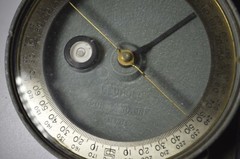 Vintage Leupold Forester Compass w/ Leather Case Green Portland Oregon READ!!
