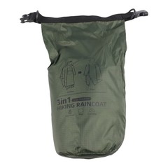 Three in One Adult Raincoat with Hood Waterproof Portable Outdoor Camping Gear