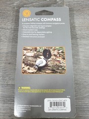 Ultimate Survival Technologies Lensatic Compass Black Glow-in-the-Dark