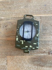 Aluminum Military Prismatic Sighting Compass with Digital Camo Design FREE SHIP