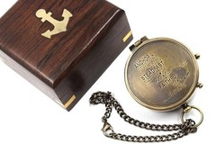I am Your Anchor, Faithful, Strength Engraved Compass, Confirmation Gift