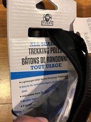 Yukon Charlie’s Pro Trekker Trekking Poles 6000 Series Aluminum 25-53” Blue
