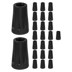25 Pcs Hiking Pole Rubber Tips Replacement Walking Cane Replacements Heavy Duty
