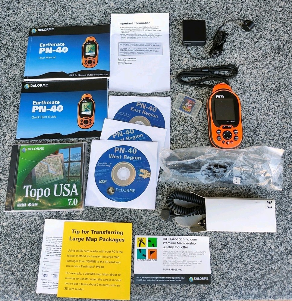DeLorme Earthmate PN-40SE Handheld GPS