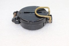 Vintage Precise Pathfinder Liquid Filled Pocket Compass JAPAN Metal Case, Black