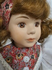Artist doll porcelain doll porcelain head 42 cm collector rarity vintage antique