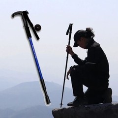 Cane Walking Stick Adjustable Folding Walking Aluminum Collapsible Travel Hiking