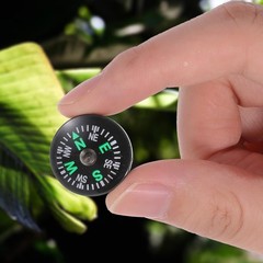 20PCS Compass Button Mini Pocket Hard Shell Liquid Filled Mini Small Button C…