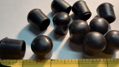 ROD TIPS 9 PIECES Foosball Rod End Cap Safety Rubber End Caps fits 5/8 rod