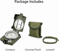 Waterproof Multipurpose Survival Camping Hiking Compass Geological Digital Comp
