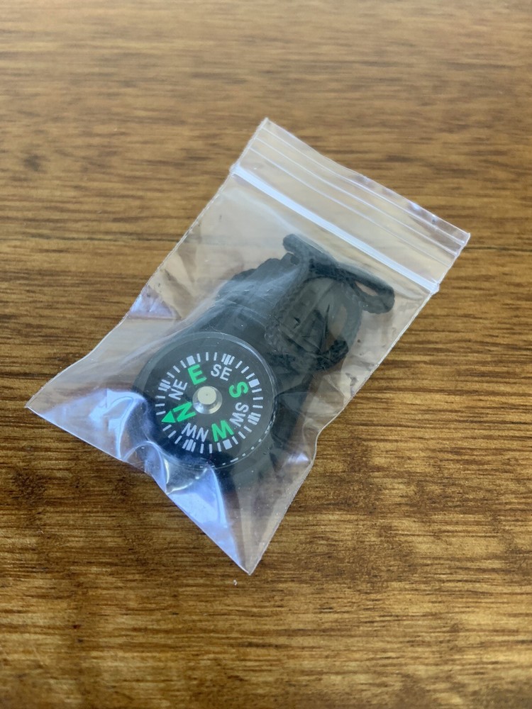 Portable Compact Compass With Nylon Loop