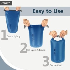 Waterproof Dry Bag 2 Pack/3 Pack, Lightweight Portable Dry Bags, 2 Pack – Blue