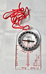 SUUNTO FIELD COMPASS A-10 A10 PARTNER II FINLAND HIKING NAVIGATION SCOUTS A 10