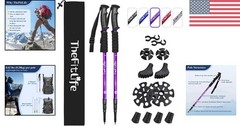 Collapsible Trekking Poles – Lightweight, Ergonomic Grips, for All Terrain Use
