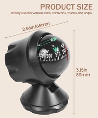 Car Compass,Compass for Car,Car Accessories Automotive Compass Ball,Car Compa…