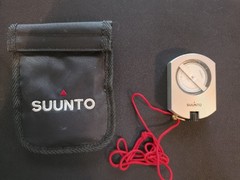 Suunto PM-5/360 PC Clinometer Height Meter w/ Case & Lanyard Finland