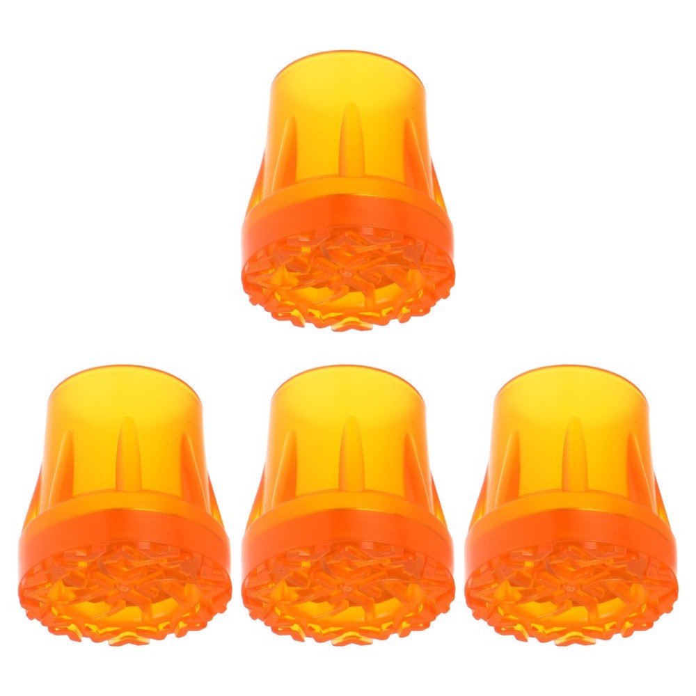 8 Pcs Underarm Crutch Foot Pads Tips Walking Accessories Cane Replacement