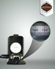 AOFAR Military Compass AF-4074 Sighting OutdoorCamping Hiking Survival Marching