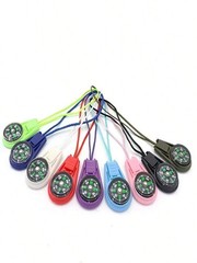 4pc Pcs Mini Compass Keychain Multi-Color Outdoor Hiking Pocket Compass for Kids