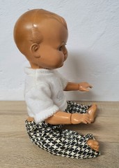 Celluloid celluloid doll doll Ewergreen 9916 38 cm collector RARE